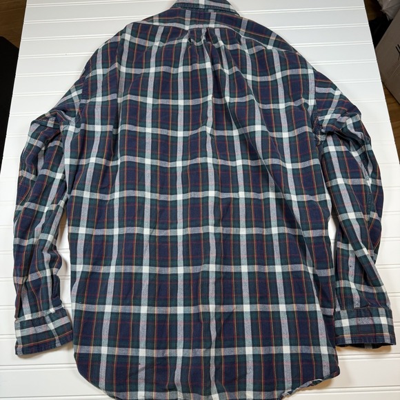 Ralph Lauren Blaire Cotton Button Up Shirt Men's Large Multicolor Plaid GUC - Picture 4 of 5